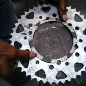 R6 inner sprocket cut out ring  insert before welding