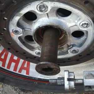 Sprocket side custom bushing half (LH)